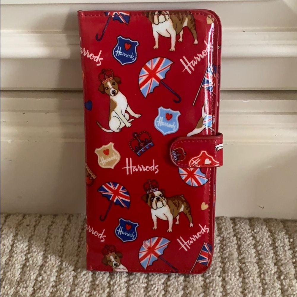 Harrods red wallet